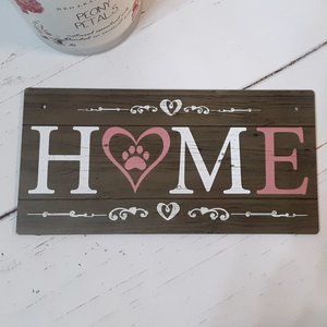 Mini Home Decor Rustic Hanging Sign- Dog Home